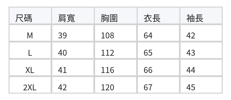 純棉甄選 | 青花瓷小碎花襯衫 白色小立領碎花襯衫 size chart 1